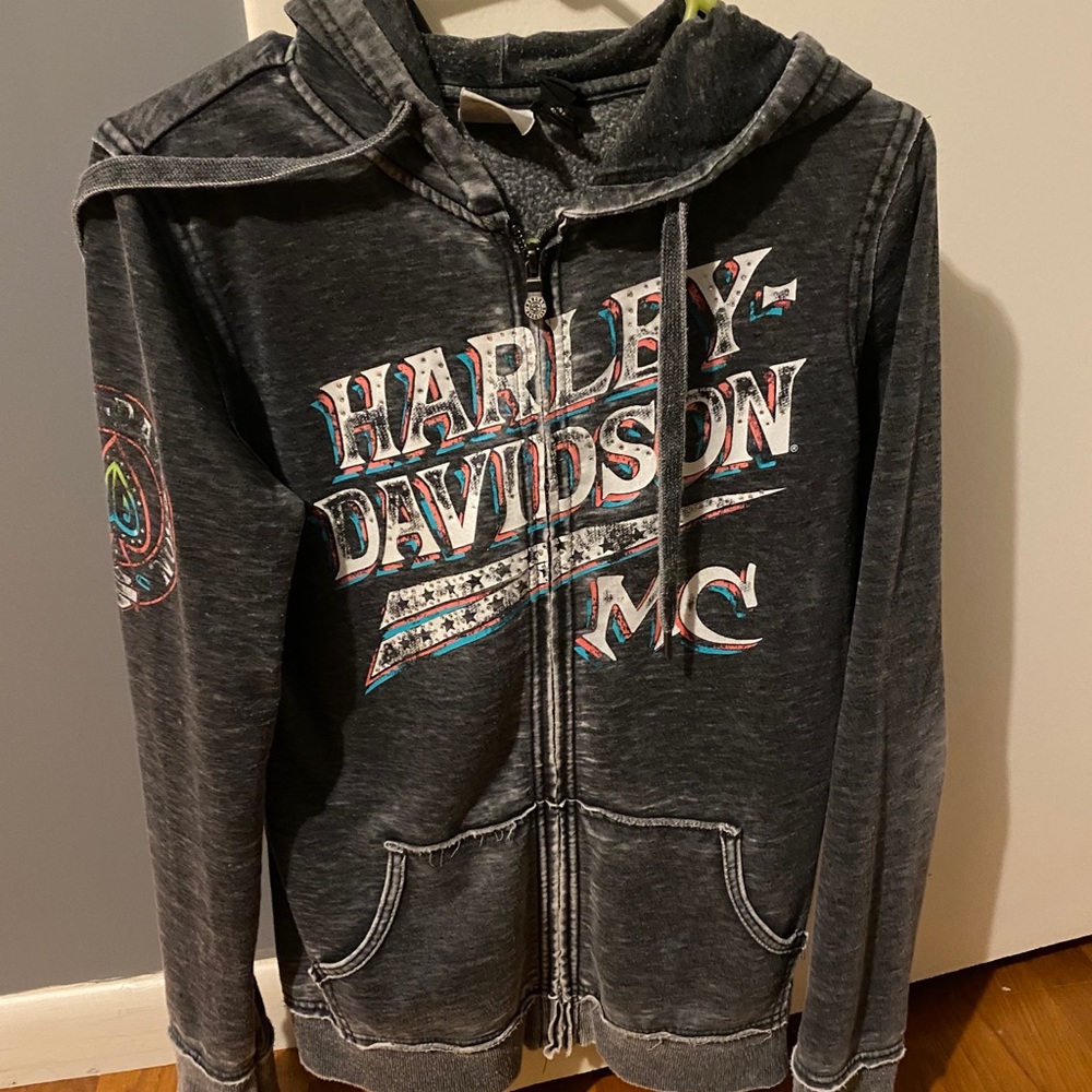 Harley Davidson zip-up hoodie